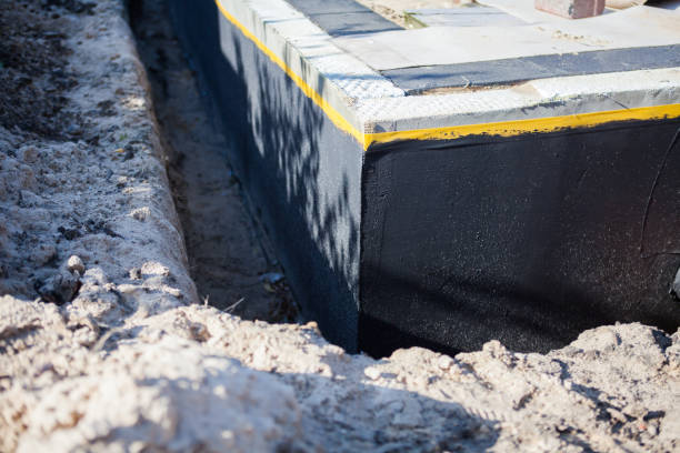 Residential Waterproofing installation at a Montpelier, OH home by SJ Waterproofing Pros